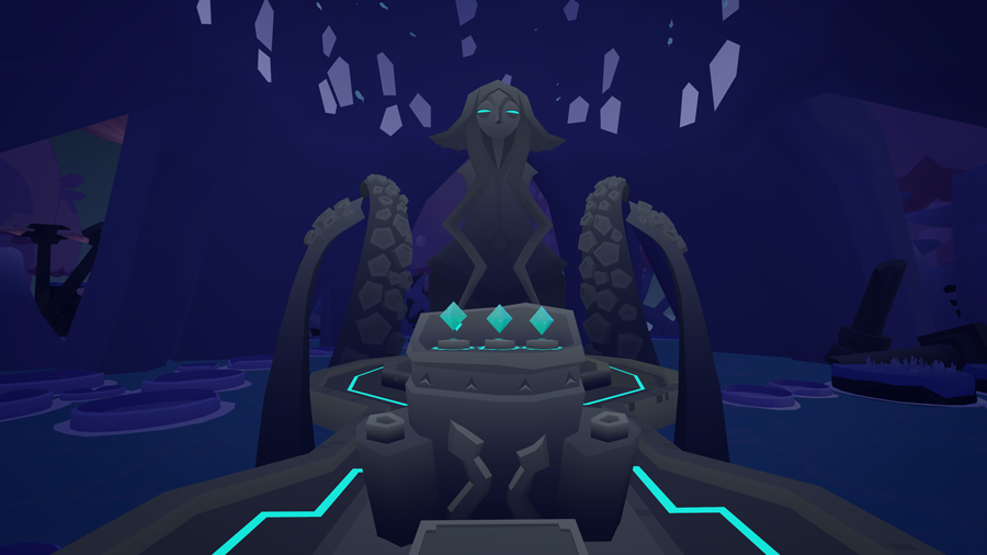 Ghost Goddess in Garden of the Sea VR game